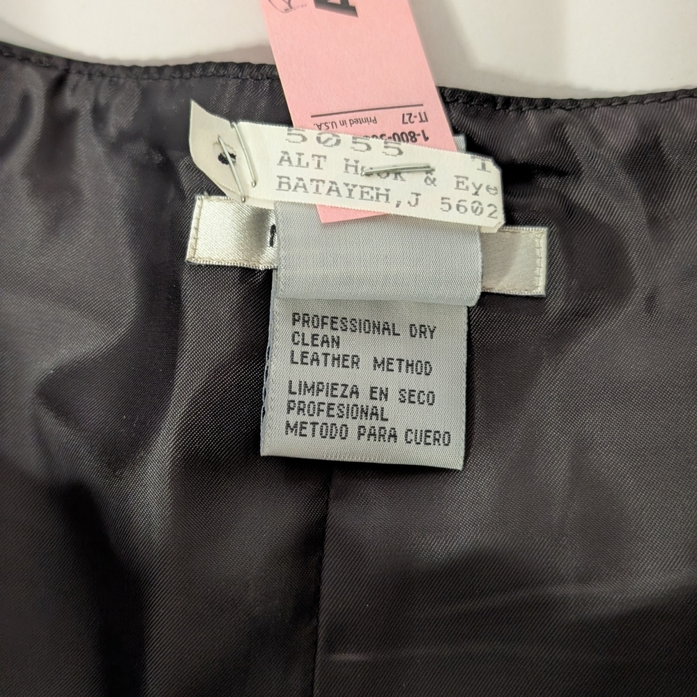 Nine West Dark Brown Leather Pants - Picture 5 of 5